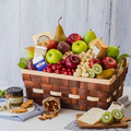 Ultimate Cheese, Crackers and Fruit Gift Basket
